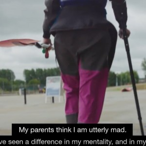 Belle Disabled kayaker