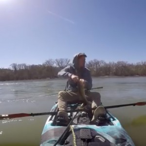 Jon B kayak fishing Paddle World