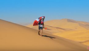 kayaking Dunes Namibia paddle world