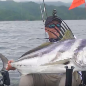 Kayak Fishing: Tuna, Roosterfish & a Sharknado | #FieldTrips Panama