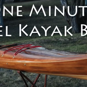 Making a cedar strip wooden kayak... in 1 minute!!