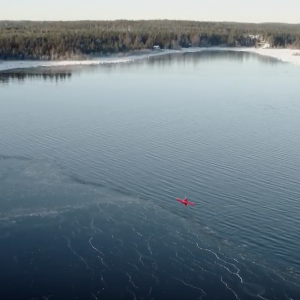 Sea Kayaking in the Cold Norwegian winter...