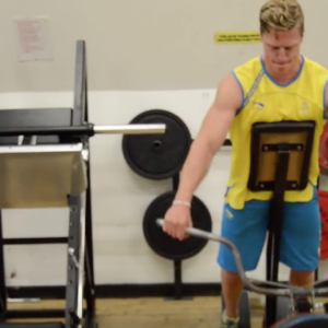 Gym with Pete the Meat, Sprint kayak World Champion