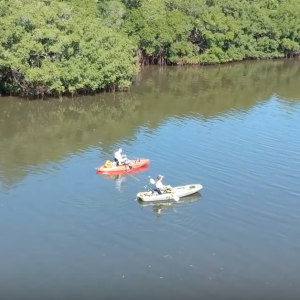 2 day Kayak hotels fishing adventure in Tampa USA Ft Marty Zoffinger & Puffer Fish