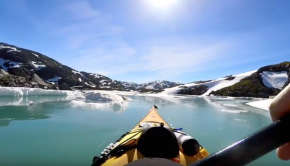 From fjord to glacier. Kayaking in western Norway