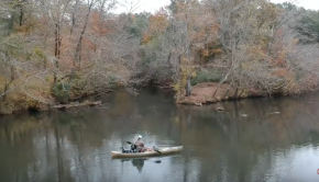 Trophy Bass Flint River Kayak Explore Ft Flukemaster Bass Master Fishing Report Georgia USA