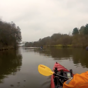 Kayaking The River Weaver Bottom Flash [ A winters paddle ]