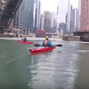 Kayaking in Chicago - Ice Paddle 2018