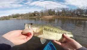 Kayak Fishing SURPRISE! (BIG Bass) - Chatterbait Fishing Tips