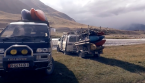 Kayaking in Tian Shan Mountains