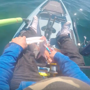 Kayak Fishing -Offshore fishing In my Hobie compass