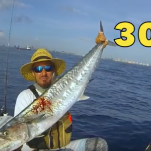 56lb total weight.. Kayak Fishing, Miami Beach