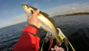 How to catch fish from a kayak .
