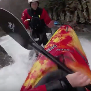 Paddler Hit Man Running Safety Like a Bowling Pins