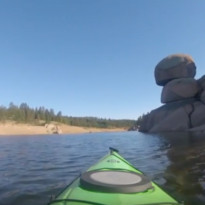 Kayaking Rampart Reservoir, Colorado