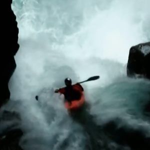 Rafa Ortiz Kayaking Over Big Banana Falls