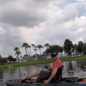 Magic Yaker testing the Old Town Top water - ICAST 2018