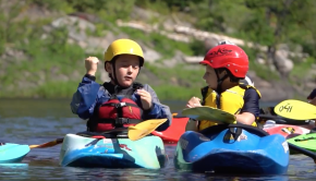 5 tips to introduce your Kids to Whitewater Kayaking
