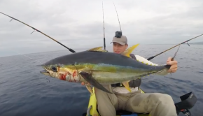 Fishing after Hurricane Lane (Downgraded) | Kayak Fishing Hawaii | FFTV