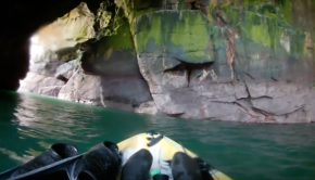 Sea Kayaking Huge Caves - Scotland