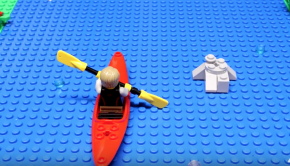 Lego Kayaking