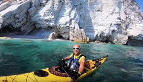 4K sea kayaking Riviera del Conero