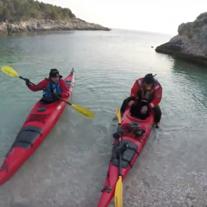 Winter sea kayaking in Croatia 2018