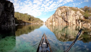 GoPro 7 HyperSmooth slow motion Kayaking in Norway