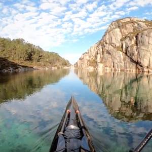 GoPro 7 HyperSmooth slow motion Kayaking in Norway
