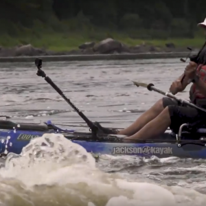 Kayak Fishing in whitewater puts all your gear to the test. In this short film, president of Jackson Kayak, Eric Jackson, takes his Coosa HD down the Ottawa River on a solo mission to catch big fish in extreme water.