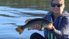 Jamie Gets Her First Largemouth Bass - Nonstop Action! | Field Trips Vermont