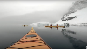 KAYAKING IN ANTARCTICA WITH WHALES