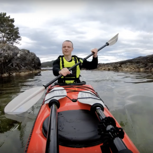 Solo sea kayak overnight adventure