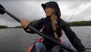 Kayak Fishing for Sword Spine Snook!