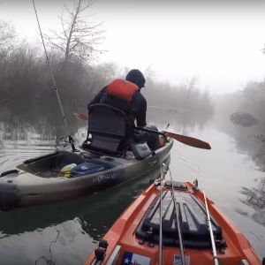 2v2 Riverbassin' style kayak fishing FACEOFF