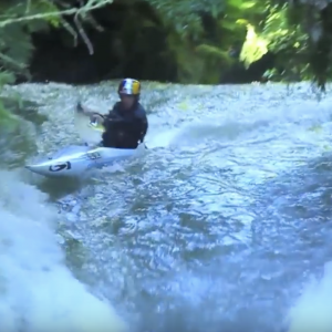 Teva kayaker Mike Dawson slalom kayak training