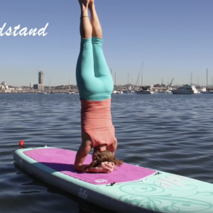 10 Yoga Positions on a stand up paddle board.