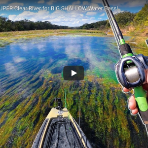 Follow John B taking you to one of his favorite fishing place, the Brazos river in Texas, a big shallow water Bass heaven...