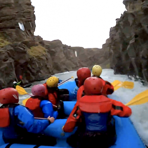 Ever wondered what it's like to go rafting at Midnight? Well, in most of the world you wouldn't see very much, but in Iceland, there is no difference from the day! Check it out!