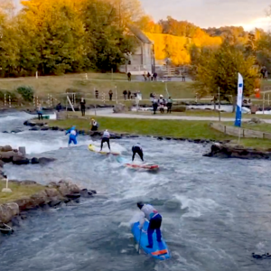 The Whitewater Circus took place last weekend in Pau, France on the world famous whitewater course. Here is some footage of the huge amount of SUP carnage that happened on site!! Whitewater SUP living up to it’s reputation!!