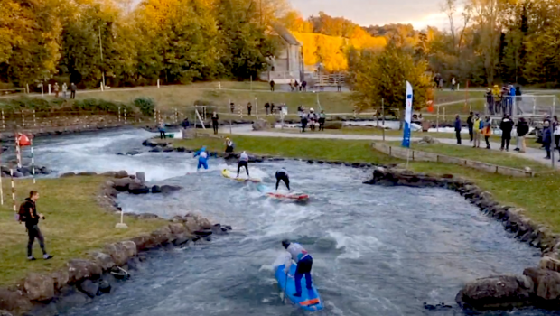 The Whitewater Circus took place last weekend in Pau, France on the world famous whitewater course. Here is some footage of the huge amount of SUP carnage that happened on site!! Whitewater SUP living up to it’s reputation!!