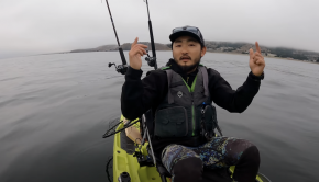 Follow Taku from Outdoor Chef Life has he catches, cleans and cooks a fish aboard his fishing kayak! Talk about multitasking!