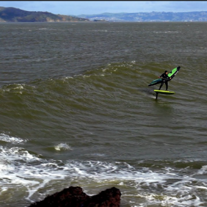 Follow Clay Island on an epic wing foiling session at Fort Point with consistent swell and great waves!
