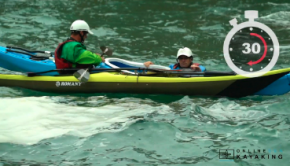Online Sea kayaking are back with a new rescue tutorial, one that is very important when kayaking out at see in the case of a full capsize. Check out this deep water rescue tip, in partnership with NRS.