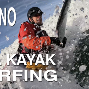Follow sea kayaking fanatic Mike McHolm on a sweet sea kayak surfing session in Tofino BC, Canada!