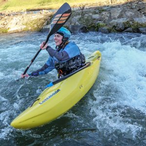 We did it! Our Machete’s incredible features blew our mind, which inspired us to design a new creek boat. We “recycled” its flat hull and sharp edges.